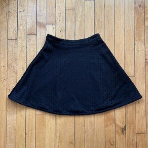 Black Club Monaco circle skirt, size 0